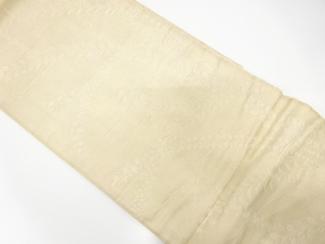 JAPANESE KIMONO / ANTIQUE KIMONO FOR SUMMER WEAVING GRASS-LEAF PATTERN